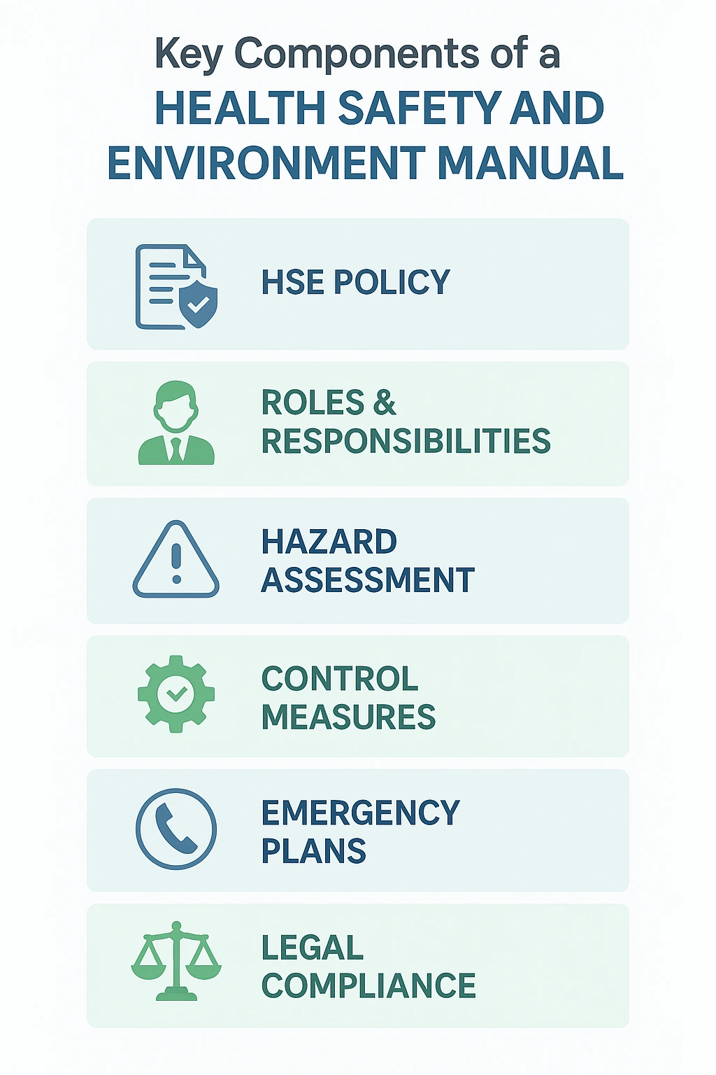 Health Safety and Environment Manual | Download in MS Word