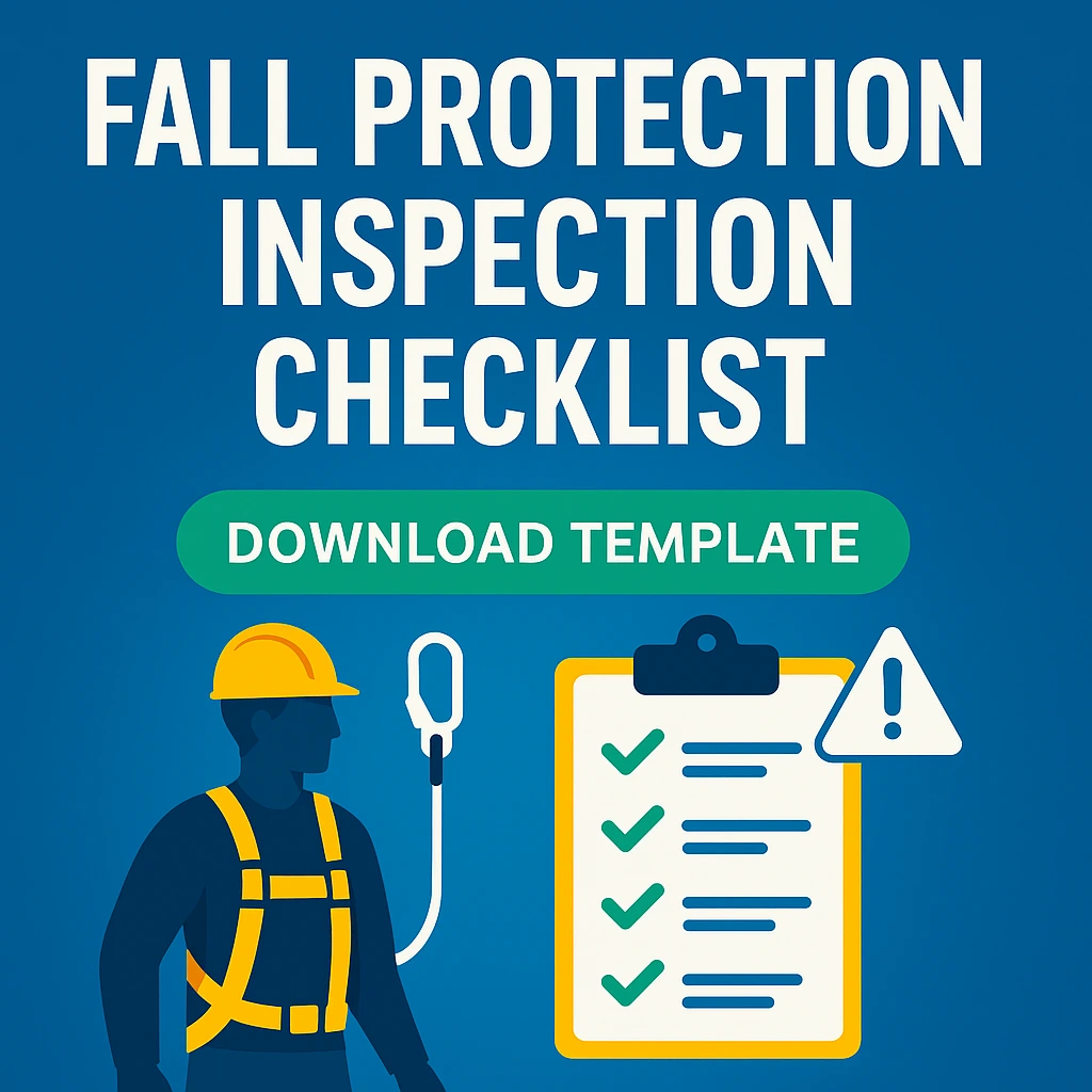 Fall Protection Inspection Pictogram Fall Protection Inspection Checklist | Download Template