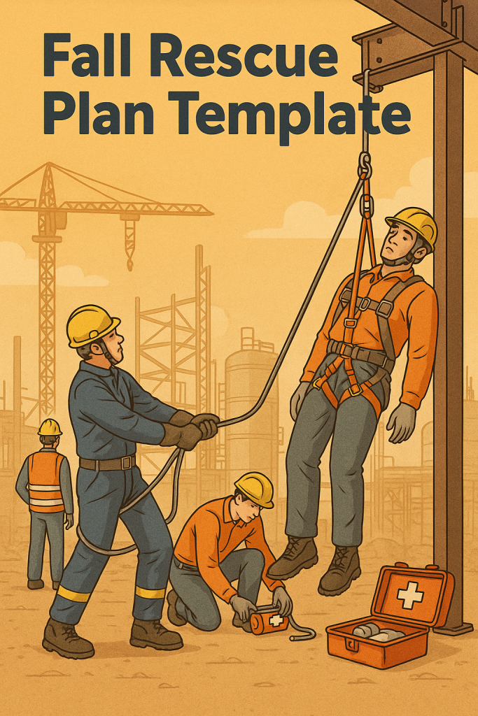 Fall Protection Rescue Flow Chart Fall Rescue Plan Template | Download Now