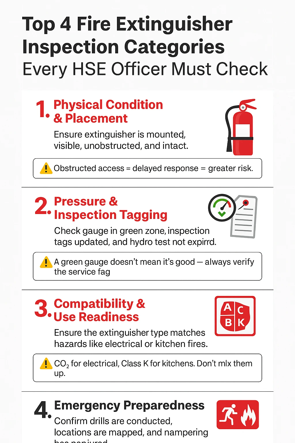 Fire Extinguisher Inspection Checklist Template | Download