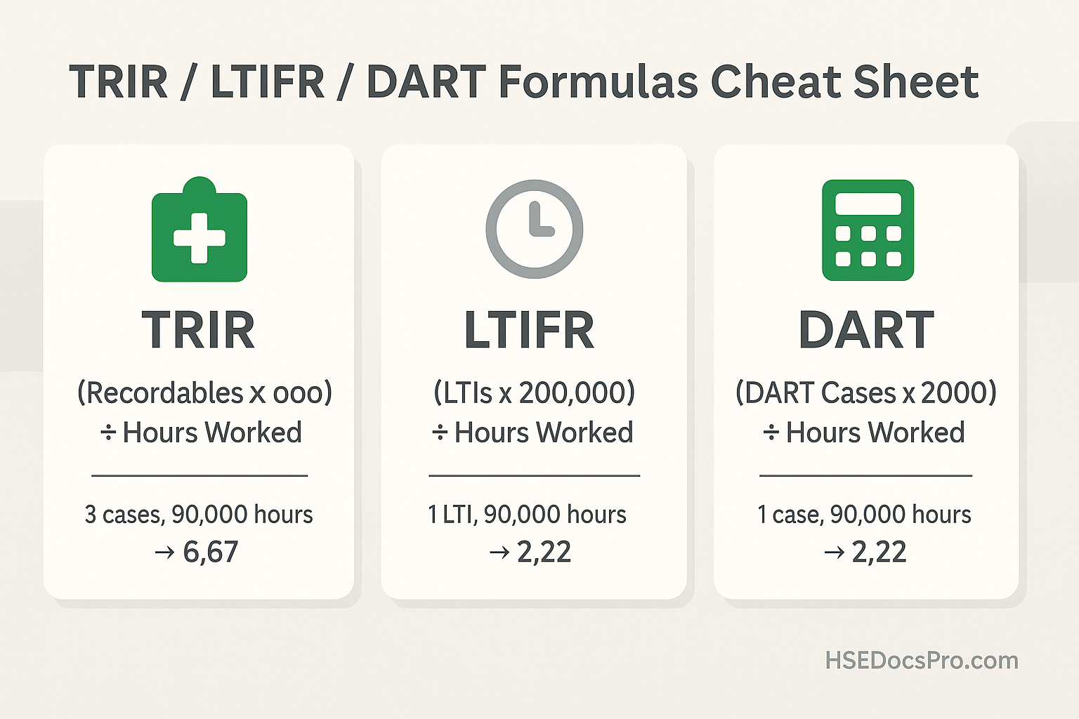 HSE Dashboard Tool – Use Online & Download Excel Dashboard