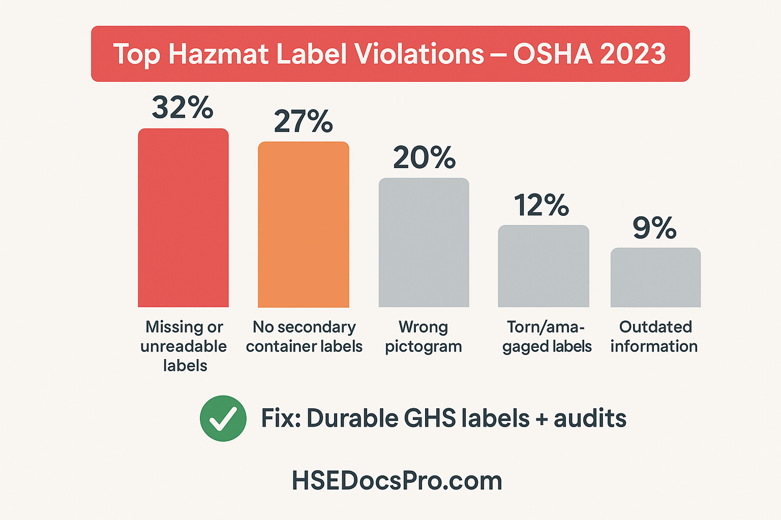 Container Missing Labels Hazmat Labels Save Lives – Compliance Matters
